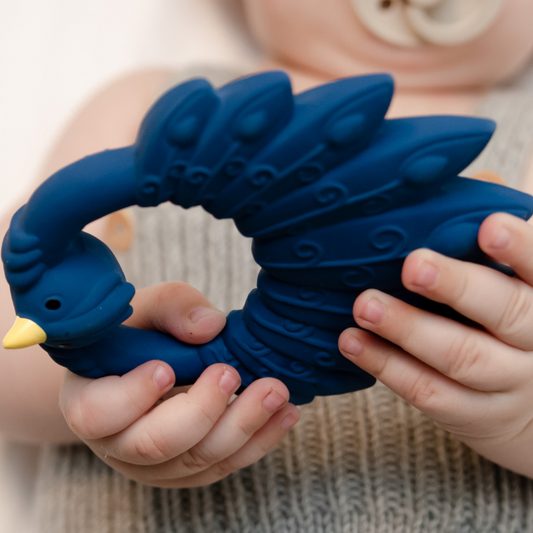 Anneau de dentition Paon Bleu - Natruba