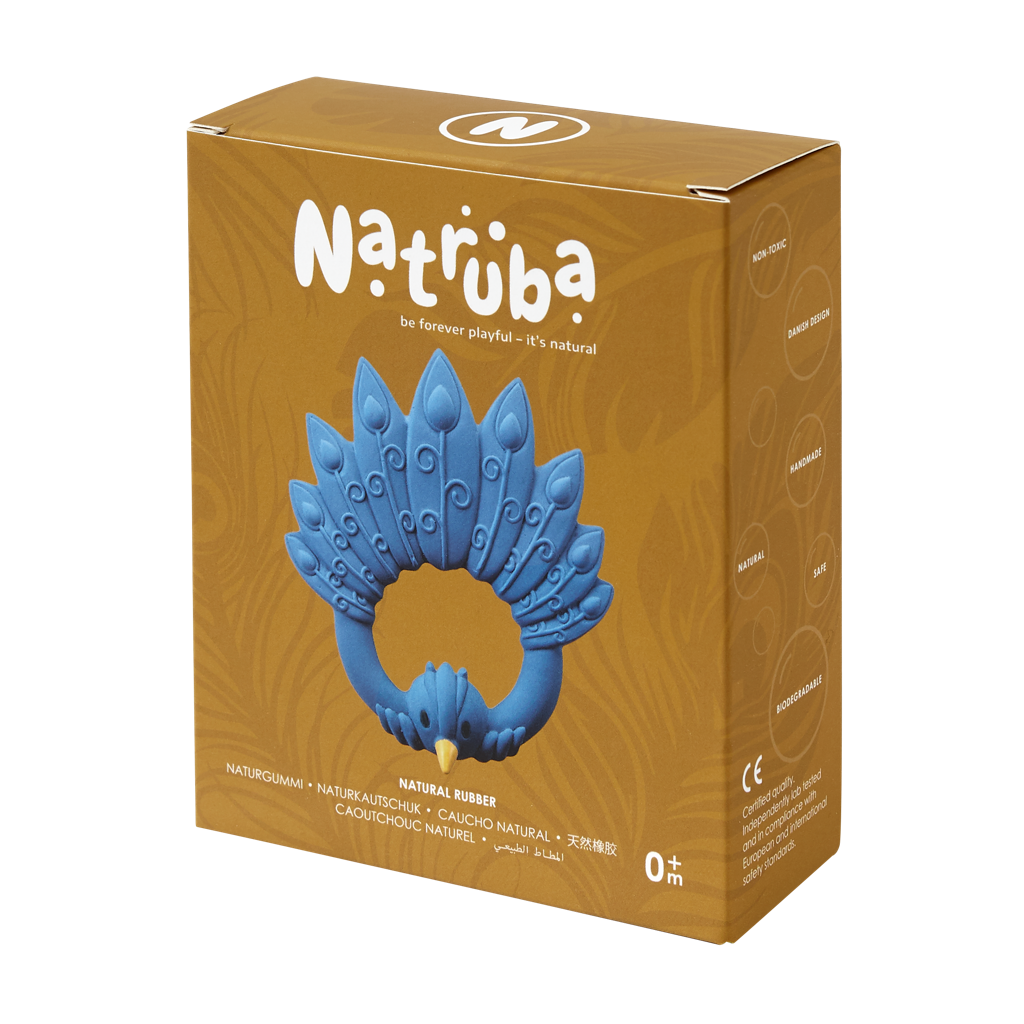 Anneau de dentition Paon Bleu - Natruba