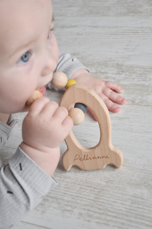Anneau de dentition Rocket Moutarde – visuel produit