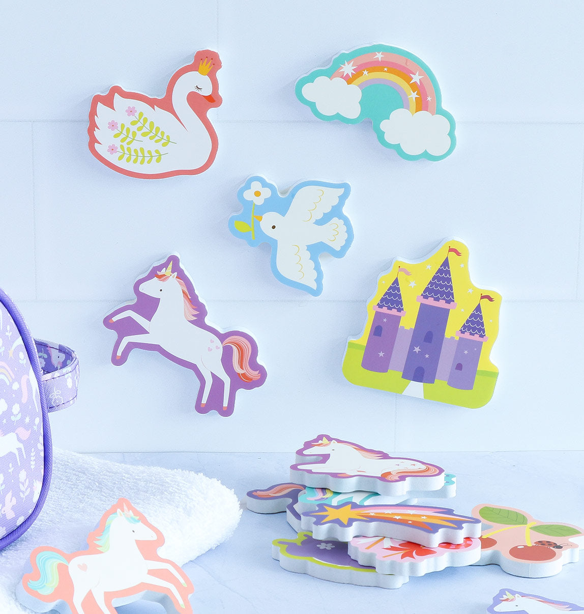 Jouets de bain en mousse - Unicorn Dreams – vue 5 – A Little Lovely Company