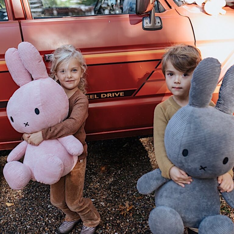 Miffy Rabbit Plush Toy, Corduroy, XL