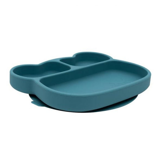 Duck blue silicone bear plate