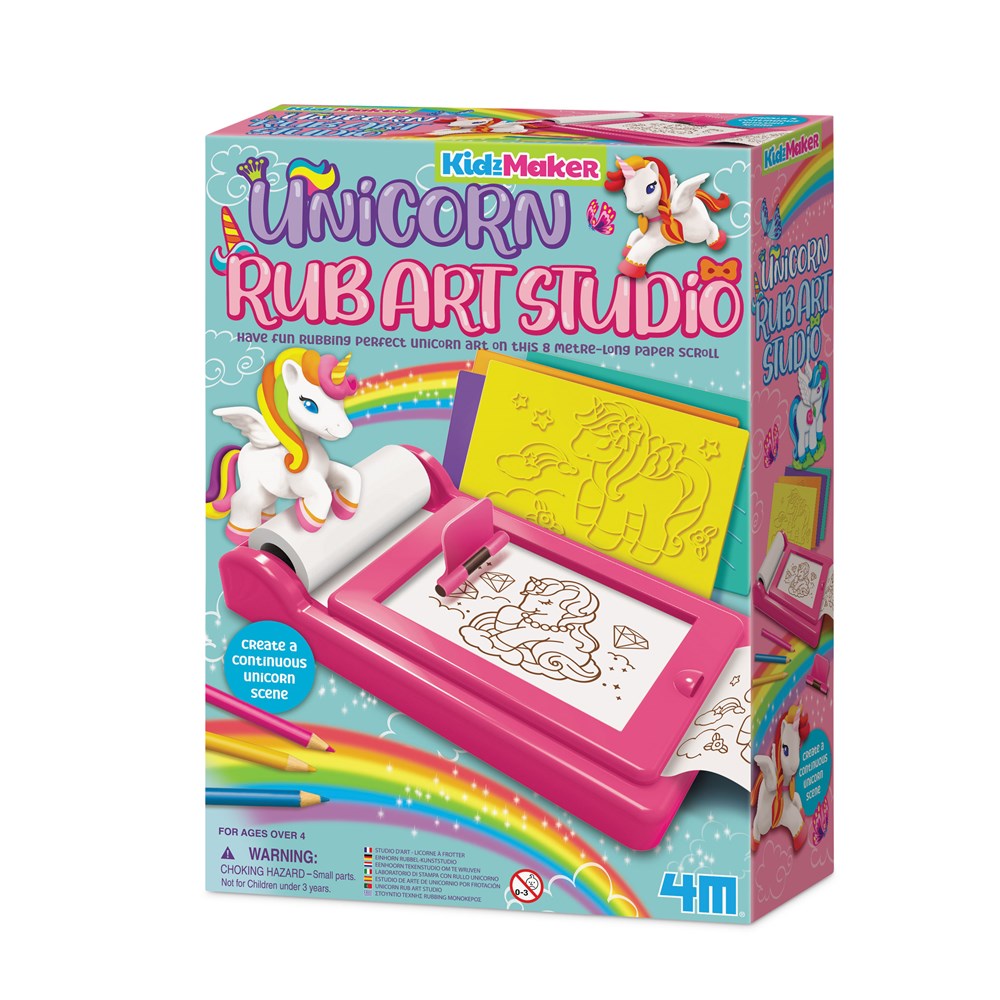 Atelier de frottage Licorne KidzMaker
