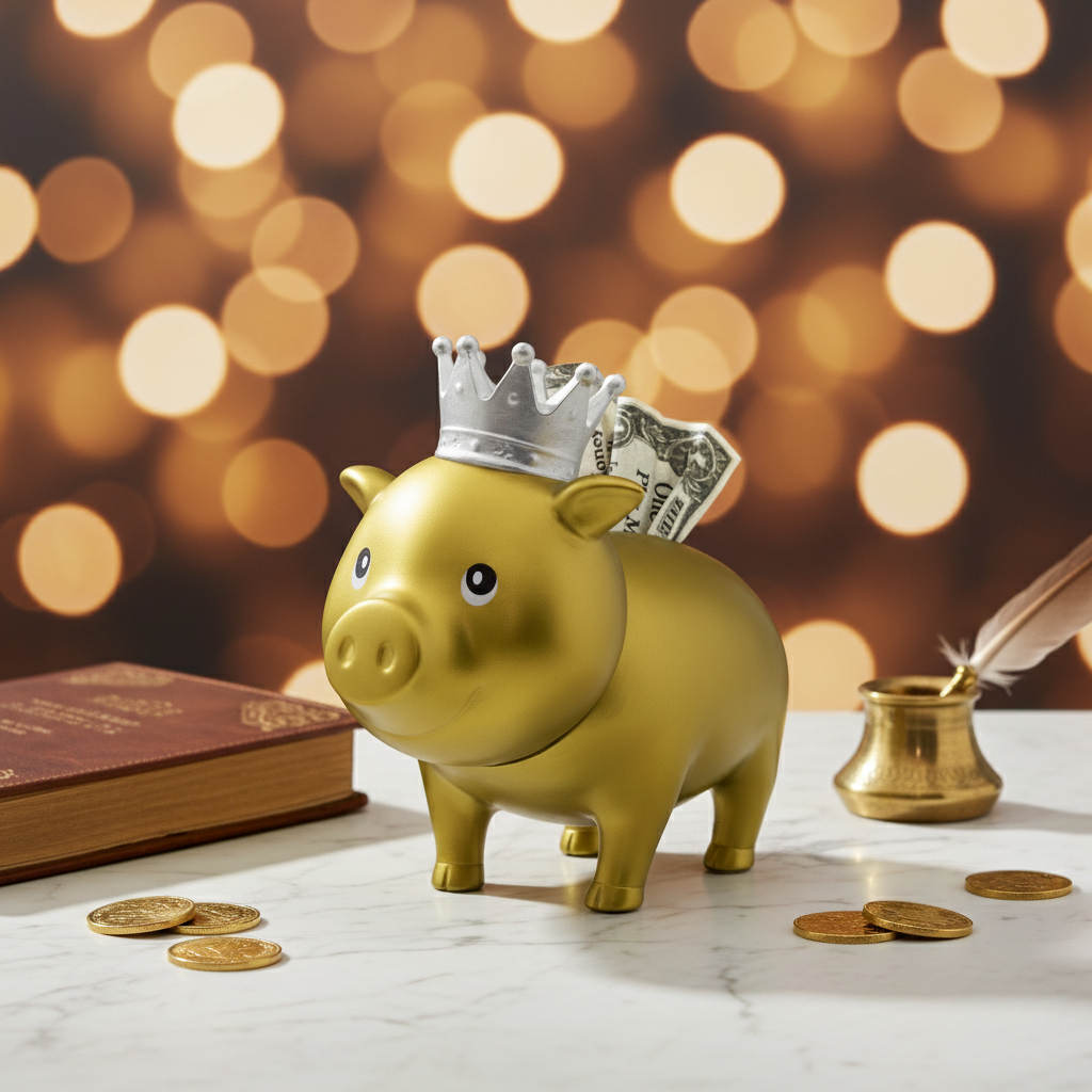 Goldene Schweinekrone