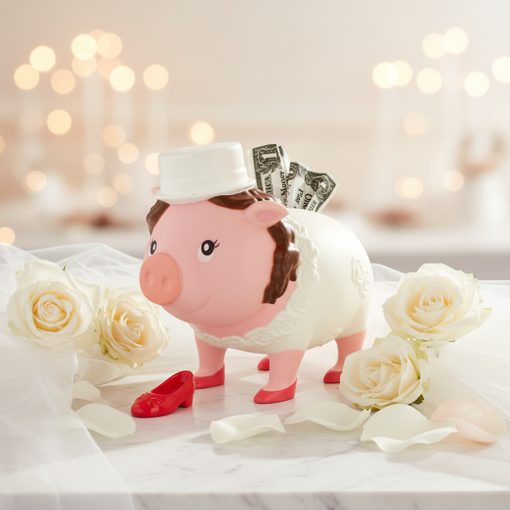 Schwein Braut