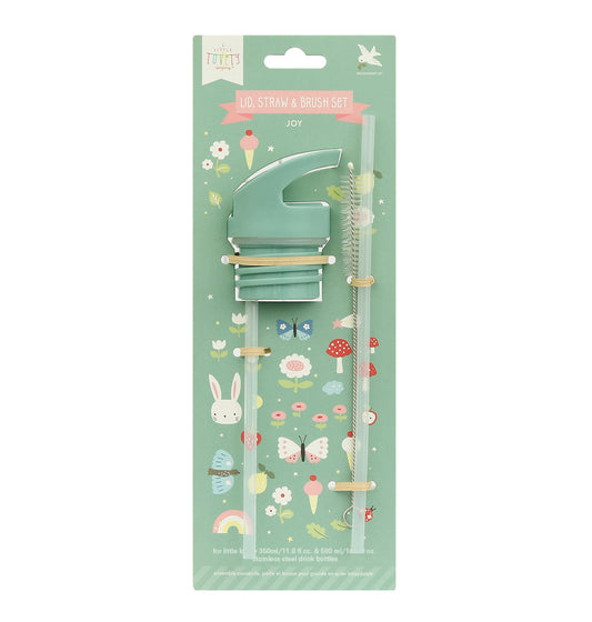 Kit bouchon, paille et goupillon - Joy – vue 2 – A Little Lovely Company