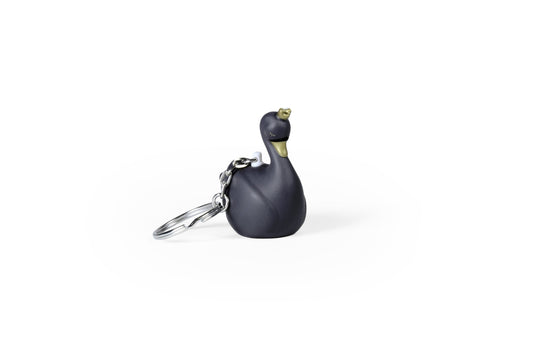 Swan Lady White Keychain