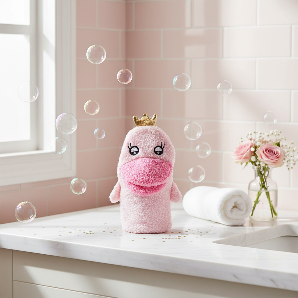 Gant de Toilette Canard Princesse – visuel produit