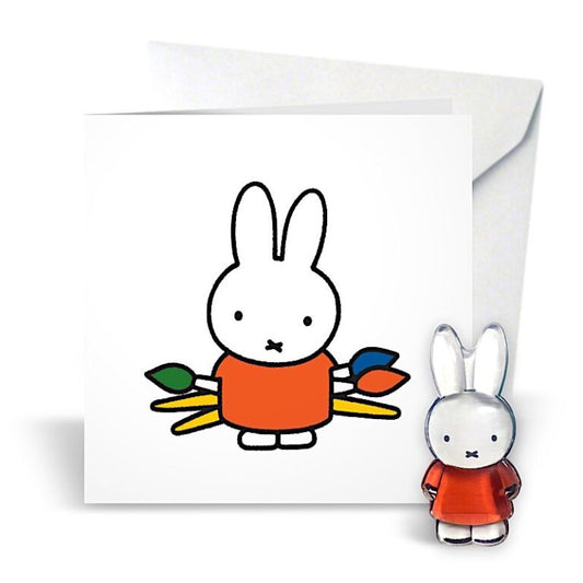Carte avec Petit Objet Lapin Miffy