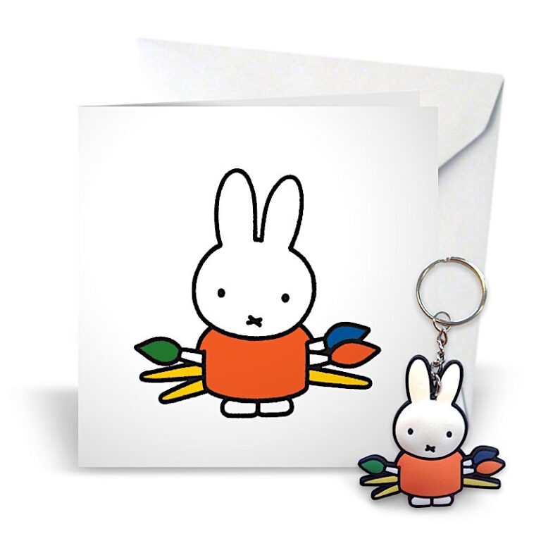 Card with small Miffy Rabbit item