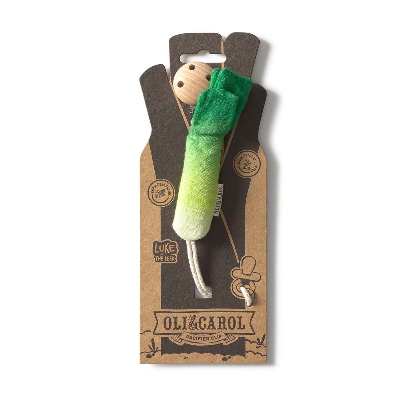 Luke le Poireau – Attache-sucette – vue produit 6