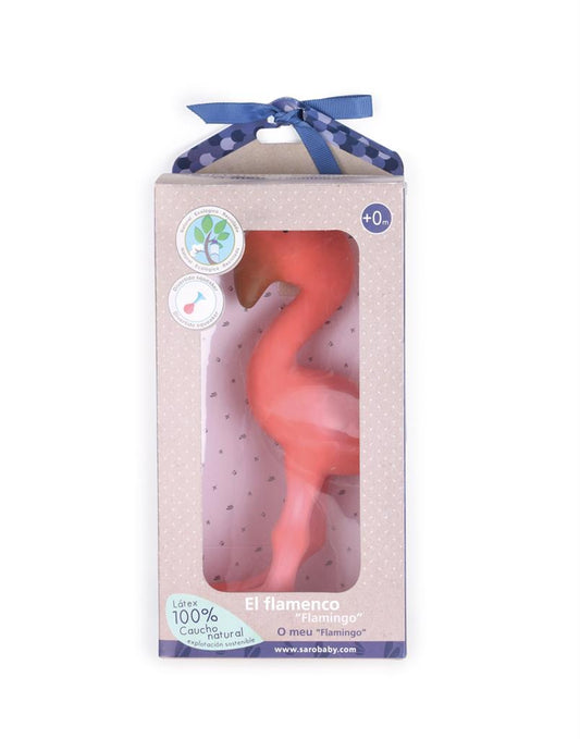 Hochet Flamant Rose en Boîte – Tikiri