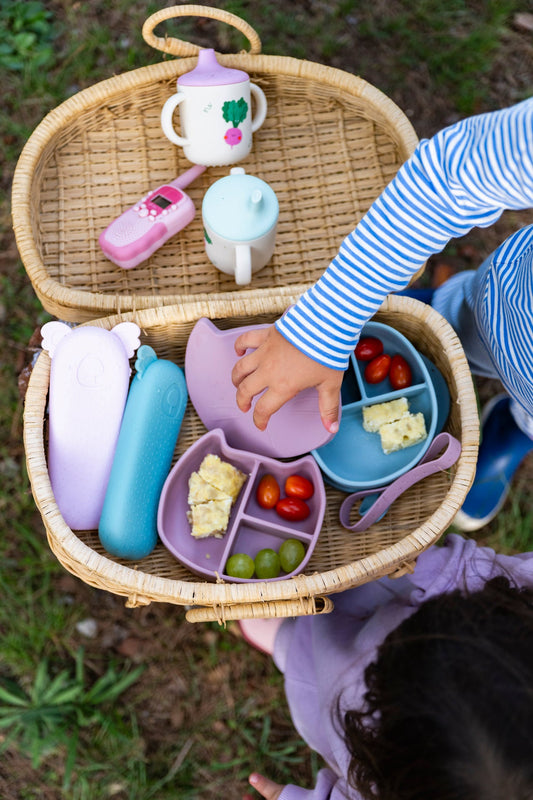 Zoe die Koala Besteckset mit Silikonhülle Sea Green