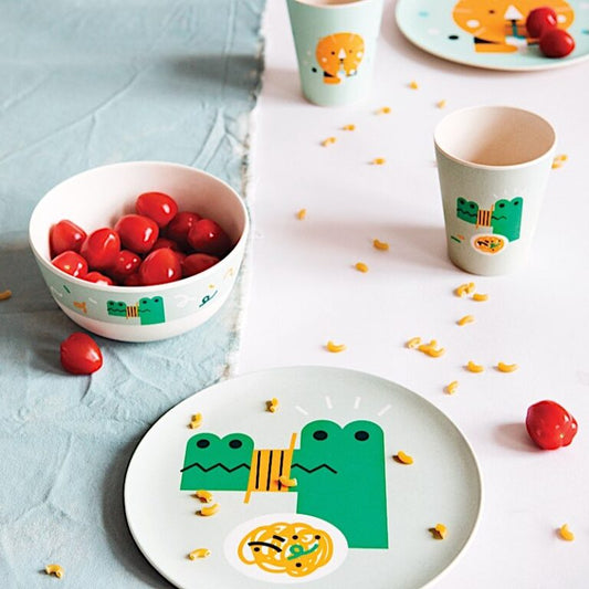 Assiette Bambou