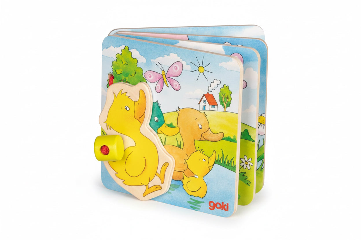 Kleine Ente Bilderbuch aus Holz