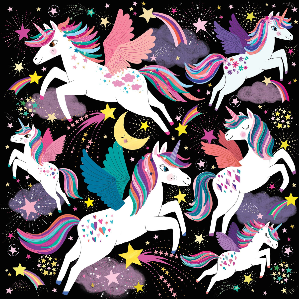 Puzzle Unicorns Illuminated Mudpuppy - vue détaillée complémentaire