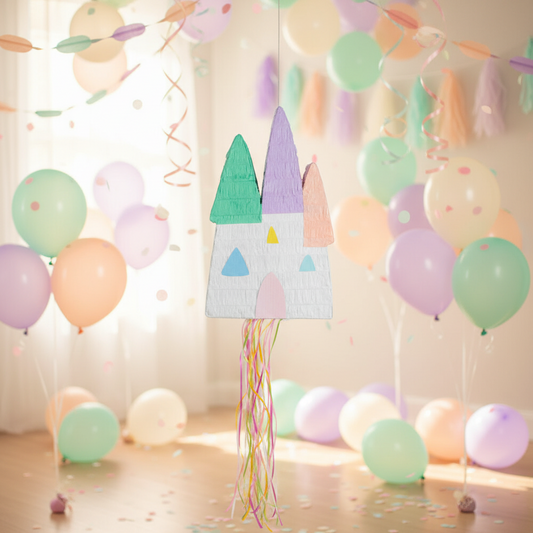 Piñata mit Prinzessinnenschloss