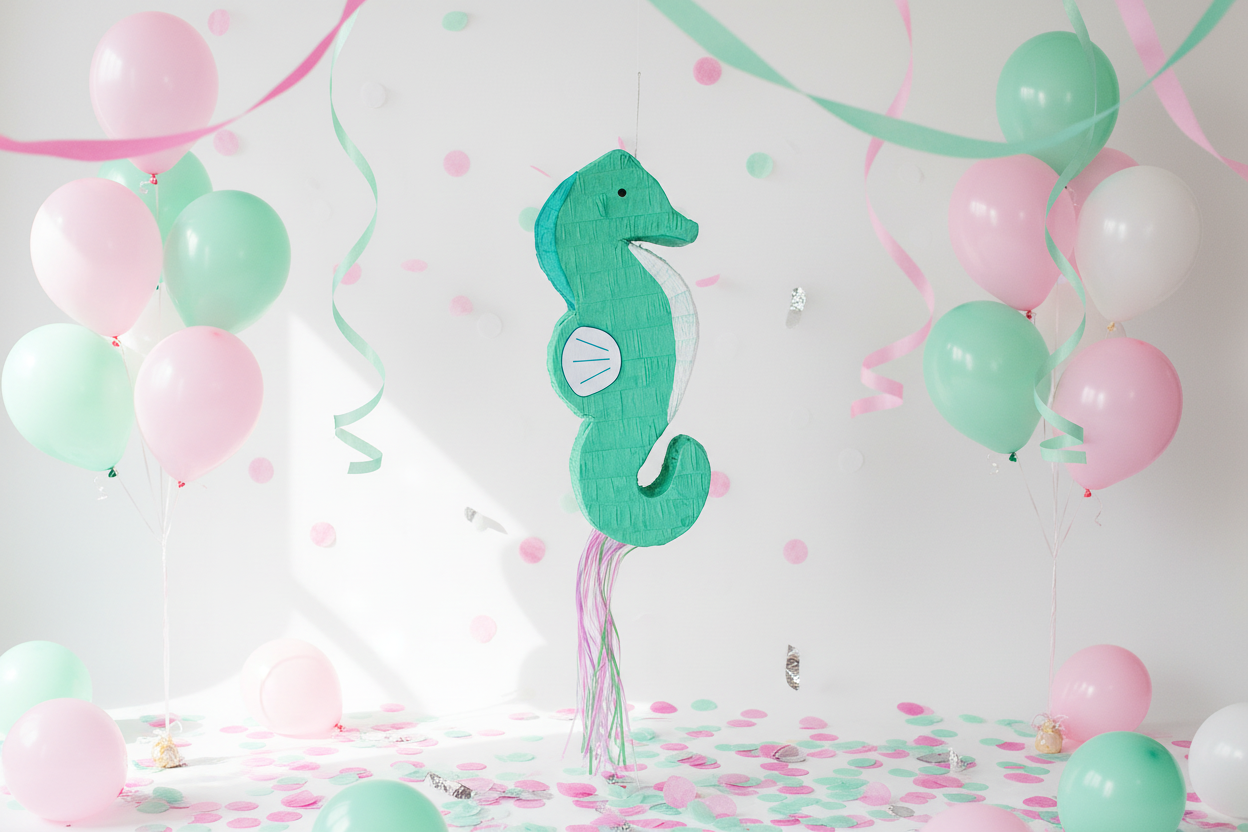 Seepferdchen-Piñata