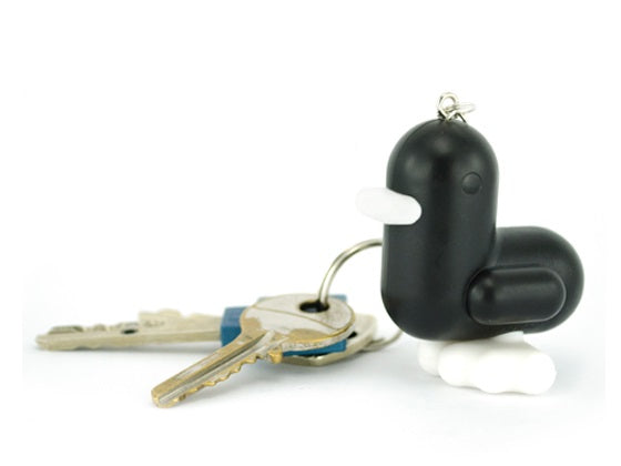 CMYK Black Duck Keychain