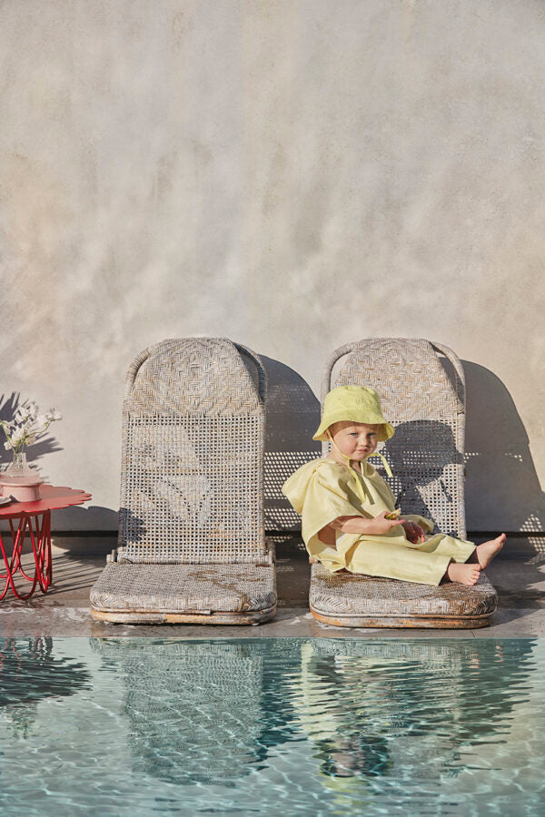 Poncho de Bain Sunny Day Yellow