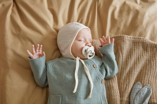 Sucette Naissance en Bambou Vanilla White – visuel produit