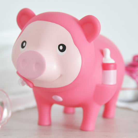 Cochon Bébé Fille Rose - vue 2