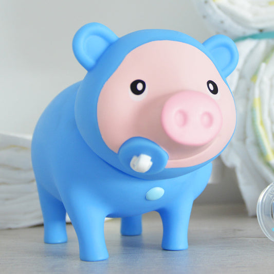 Cochon Bébé Garçon Bleu - vue 2