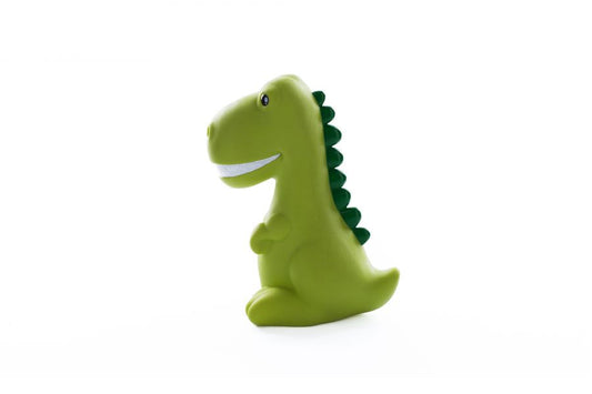 Groene dinosaurus nachtlicht