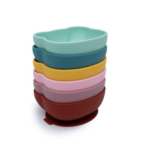 Bol en Silicone Ours Jaune
