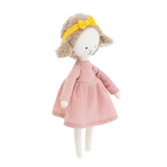 Cotti Motti Plüschtier aus Baumwolle, Schaf Zoe – 29 cm, ab Geburt