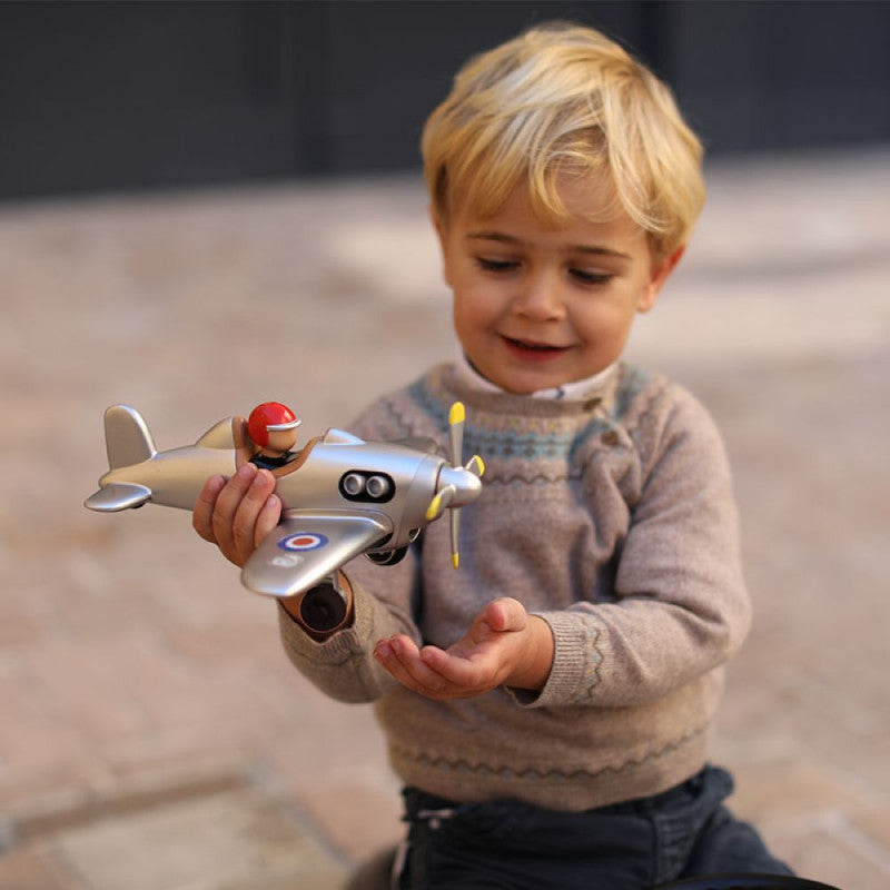 Avion Jet Plane Argentée – visuel produit