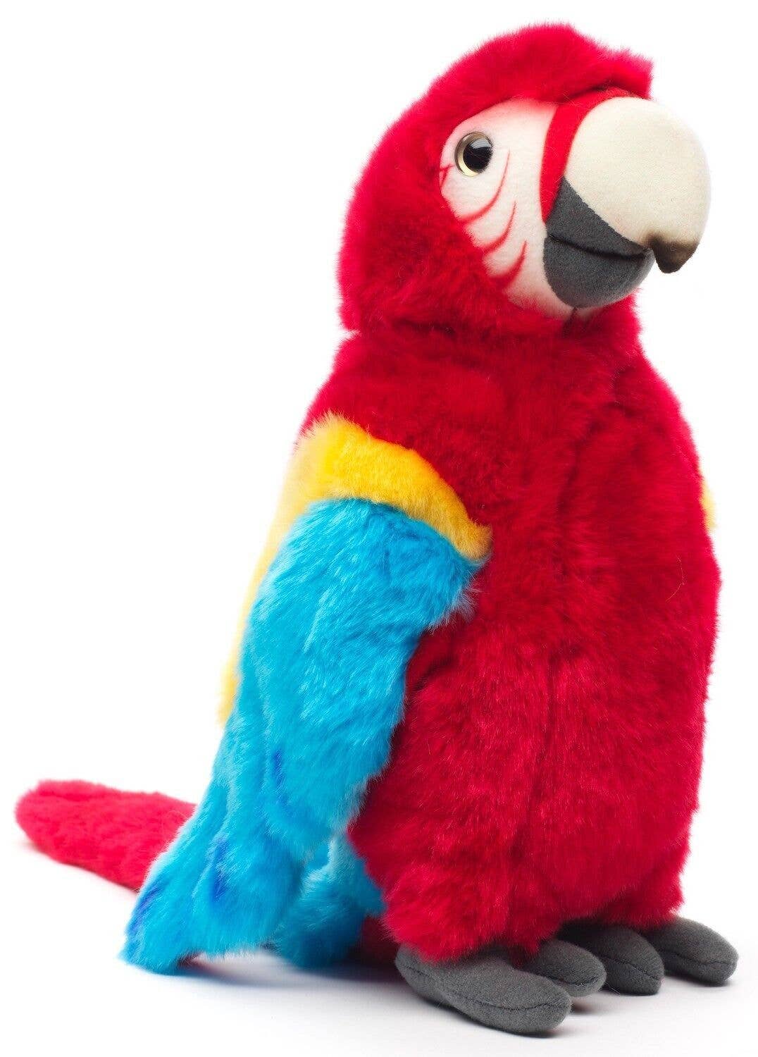 Peluche Perroquet Ara Rouge Uni Toys