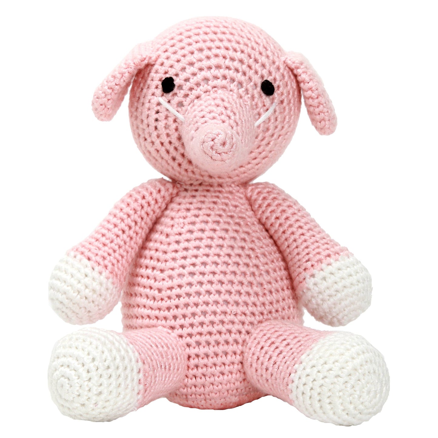 Crochet Plush - Elephant (light pink)