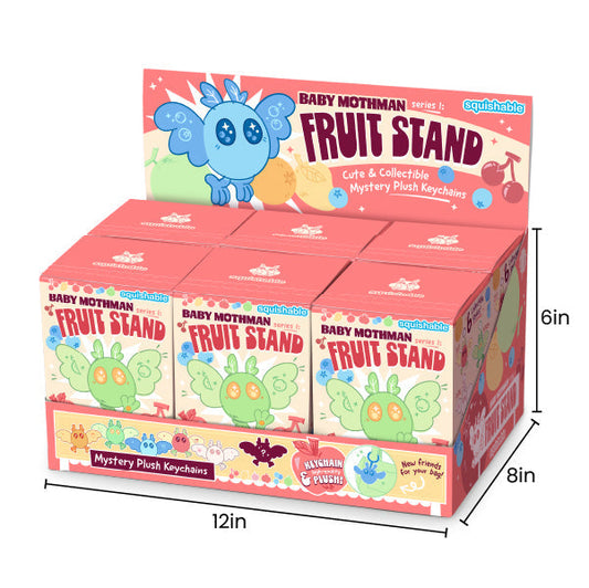 Blind Box Squishable – Mothman, Série 1 « Fruit Stand »