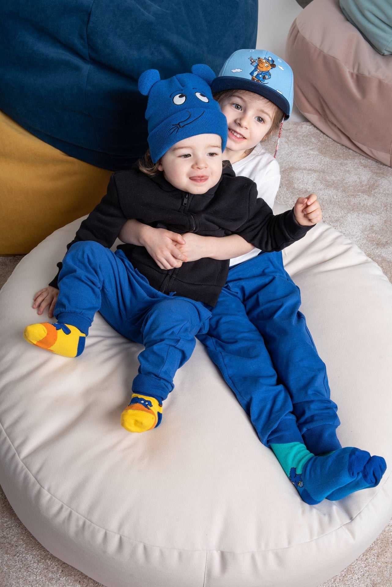 Bonnet Enfant L'éléphant bleu