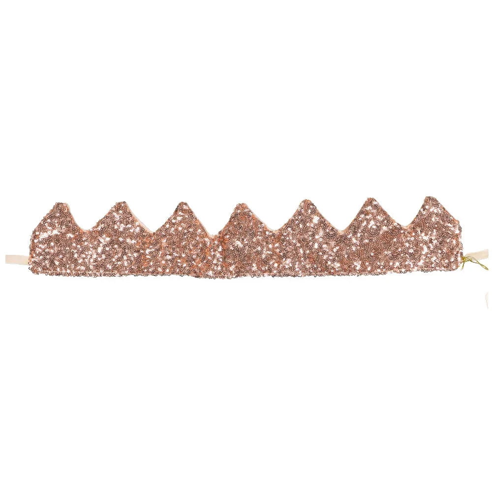 Couronne de Princesse - Paillettes Roses – vue produit 3