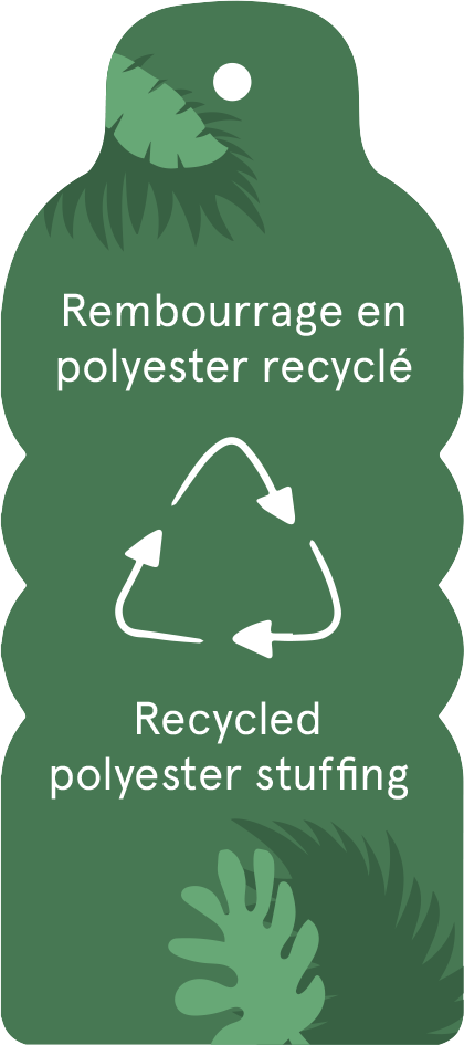 Ptipotos Mutter- und Babywal-Plüschtier - Terrakotta