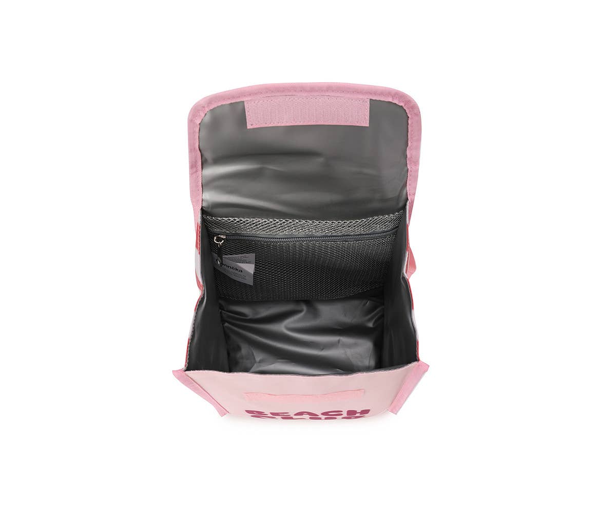 Sac isotherme pour goûter Stripes Bloom & Blush