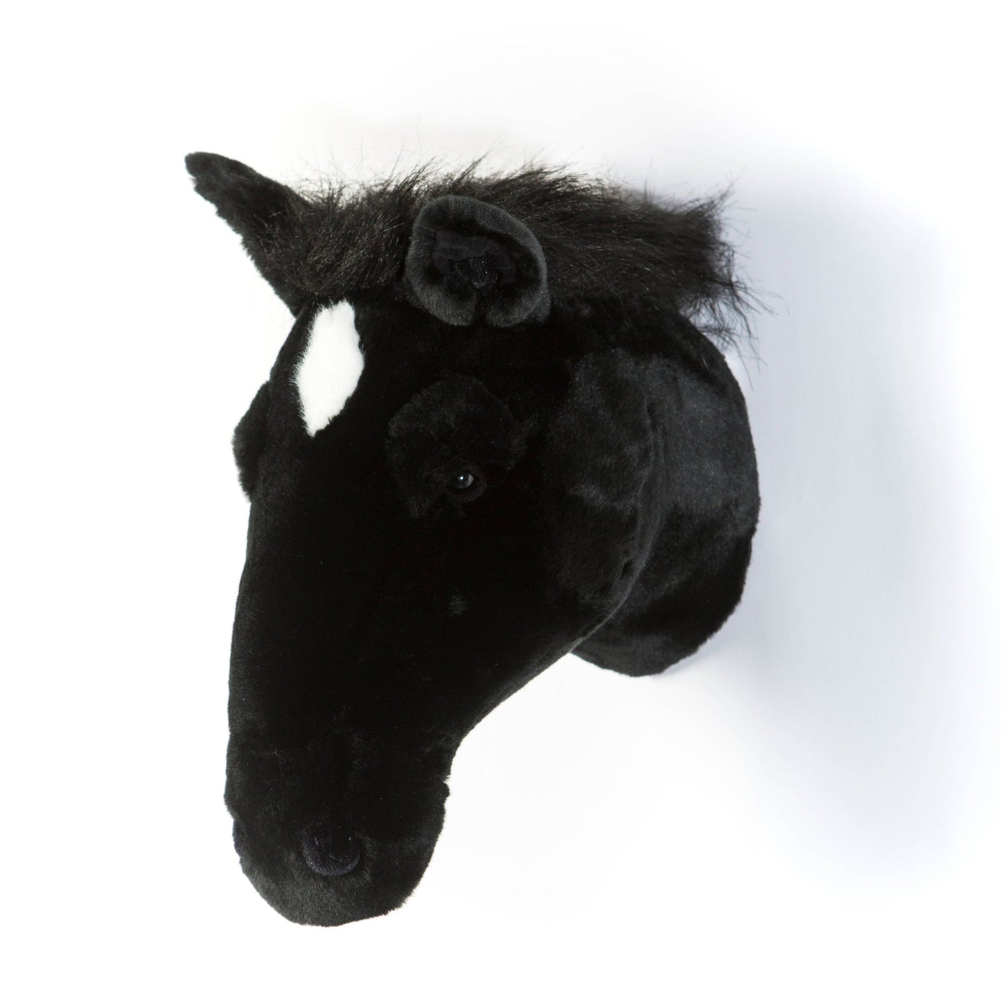 Pierre the Black Horse Plush Wall Decor