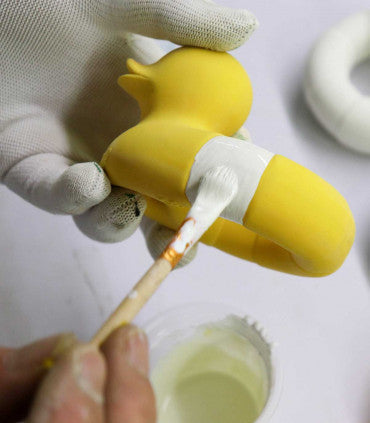 Flo The Floatie jaune – Jouet de bain bébé – vue produit 26