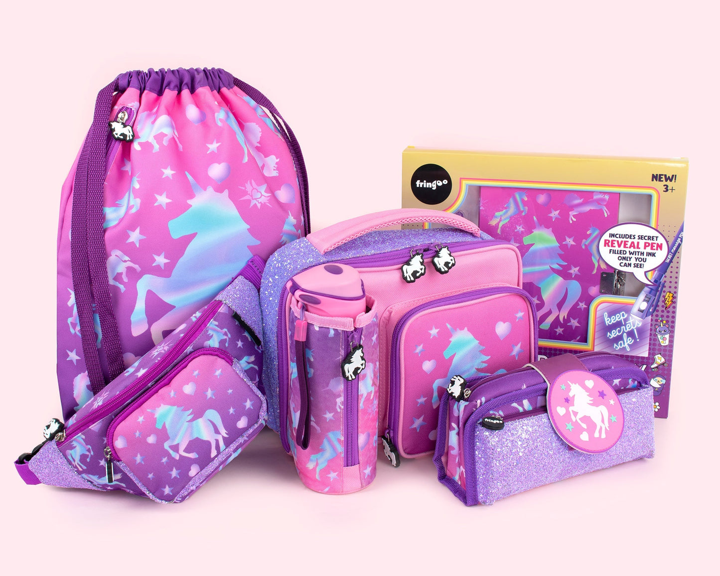 Square Sac repas – licorne Ombre