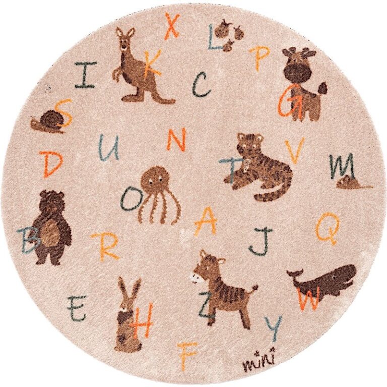 Petit Tapis Enfant Rond 100cm