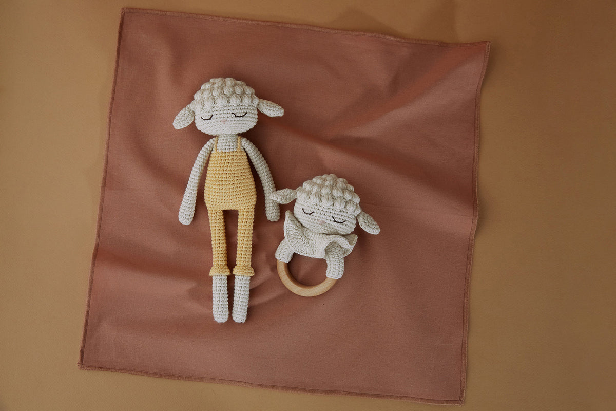 Gelbes Lamm Doudou.