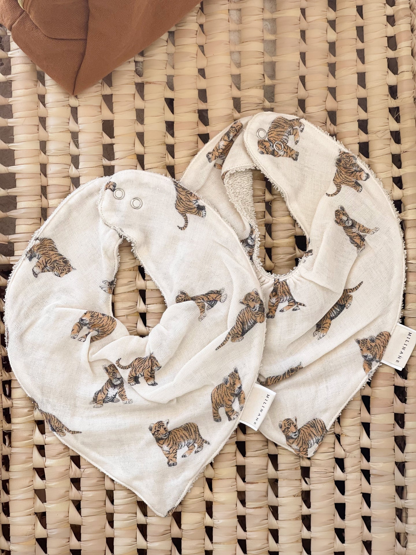 Set of 2 bandana bibs - MAEL