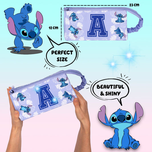 Stitch makeup bag – Glitter Letter