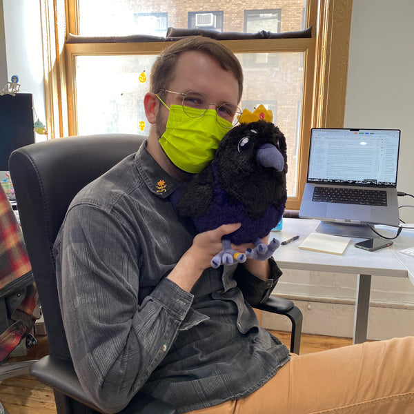 Peluche Mini Squishable – Corbeau Roi