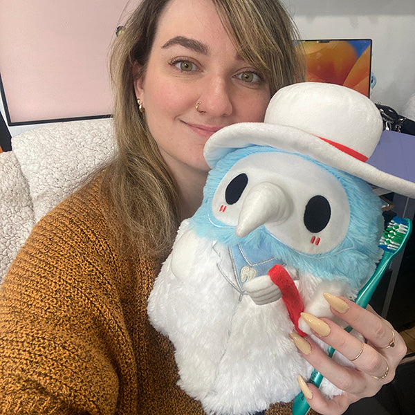 Peluche Mini Squishable – Dr Plaque, Dentiste