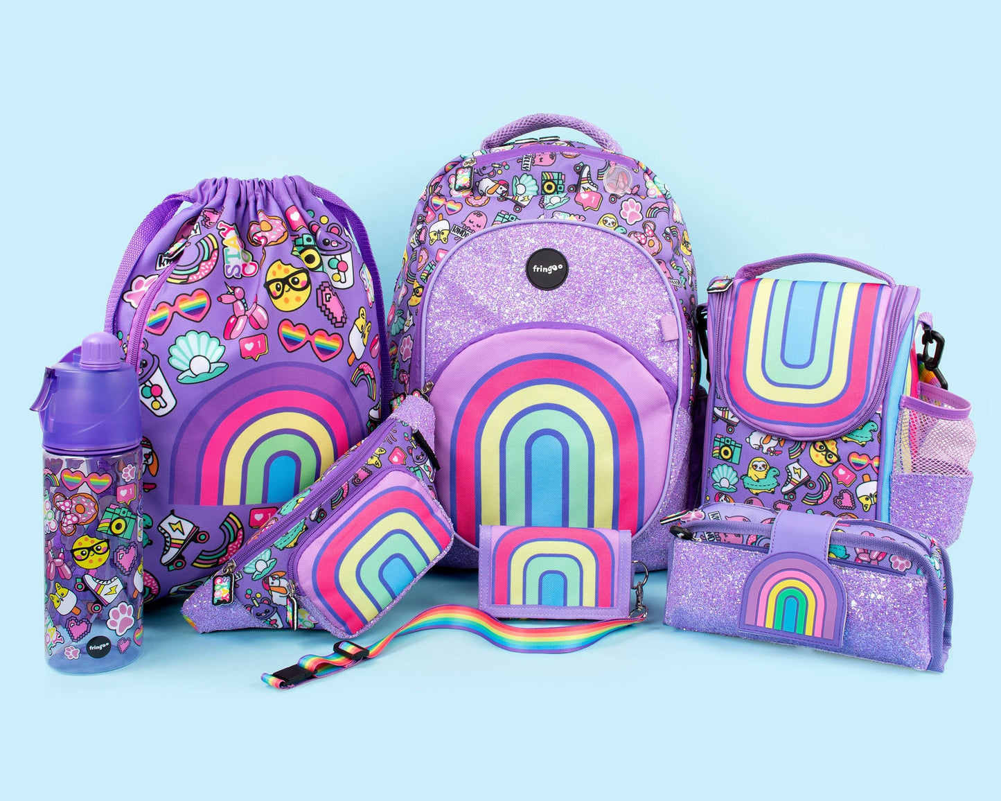 Strap Sacs à cordon – arc-en-ciel Smile