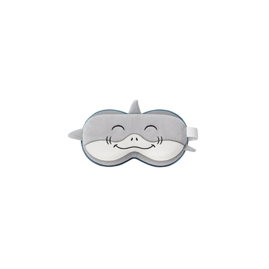 Coussin de voyage ZooNap Requin avec masque de sommeil