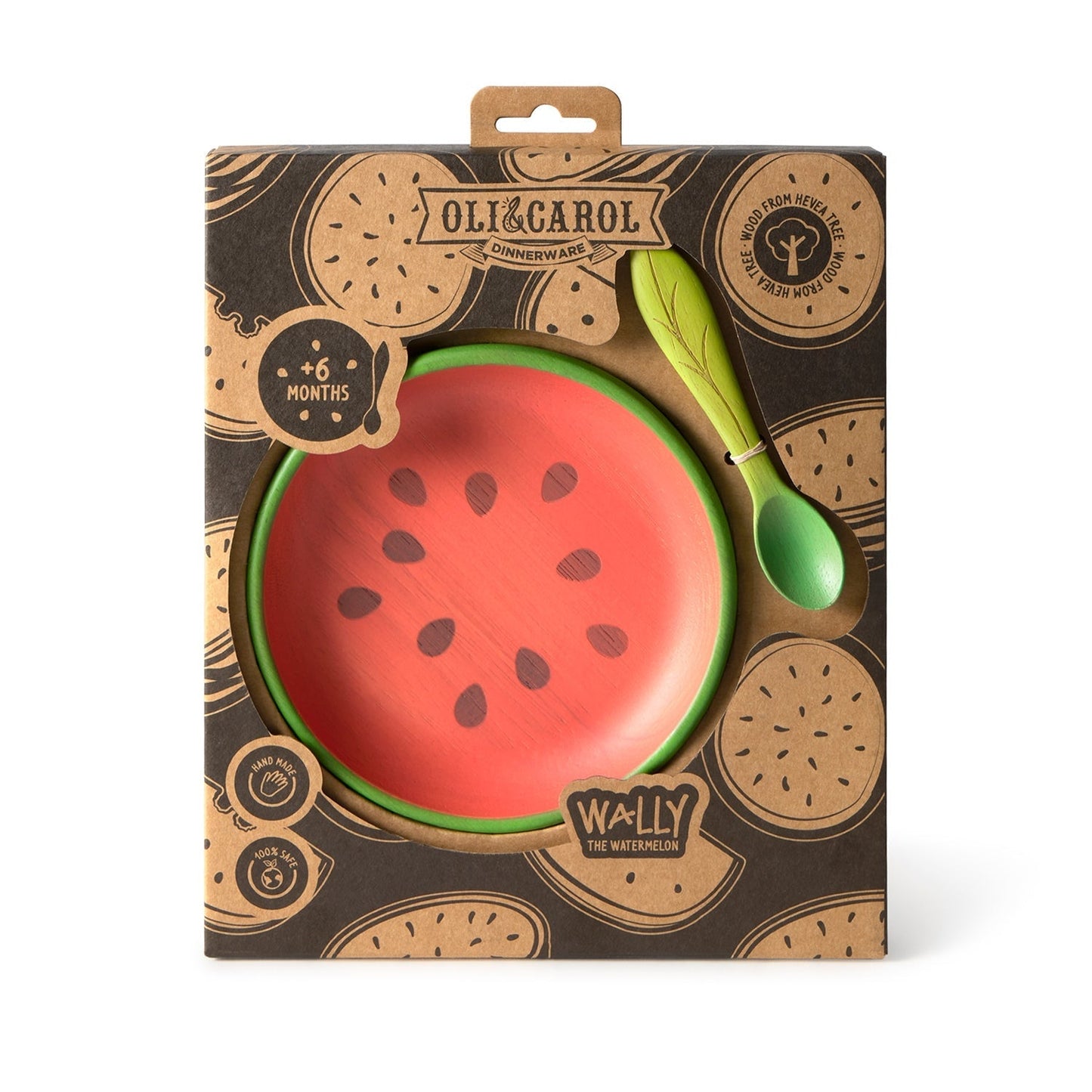 Wally la Pastèque – Ensemble assiette et cuillère bébé – vue produit 7